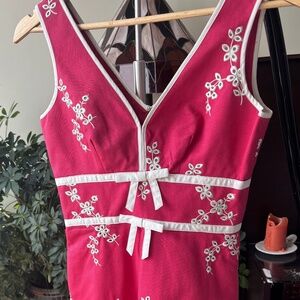 Sandra Angelozzi Dress – Size 30 – Strawberry Red